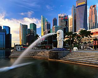 merlion singapore asia 2560x1440